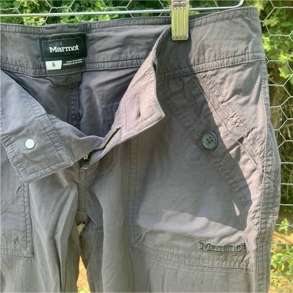 Women’s Marmot Hiking Pants Size 6 Grey - Picture 2 of 7